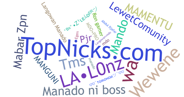 Nicknames for Manado