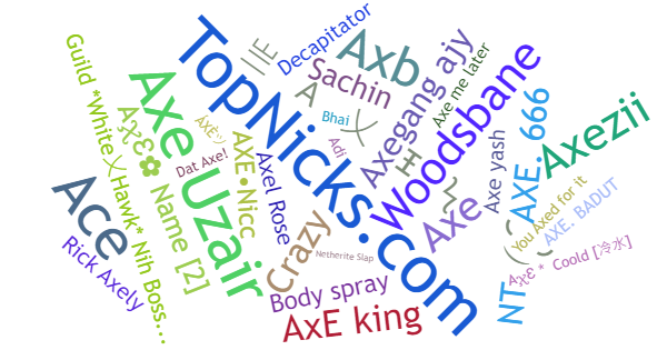 Nicknames for Axe