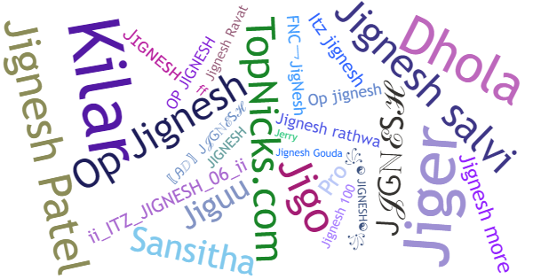 Nicknames for Jignesh