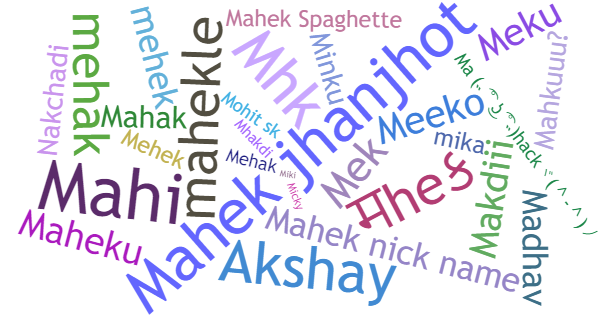 Nicknames for Mahek