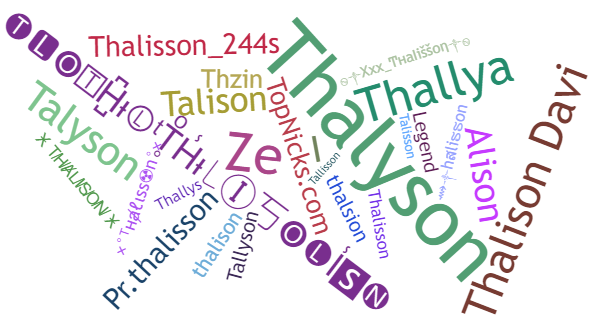 Nicknames for Thalisson