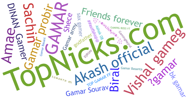 Nicknames for Gamar