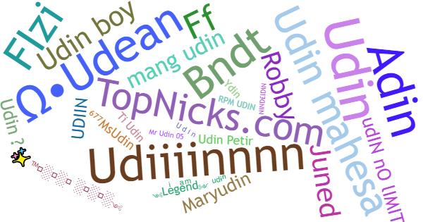 Nicknames for Udin