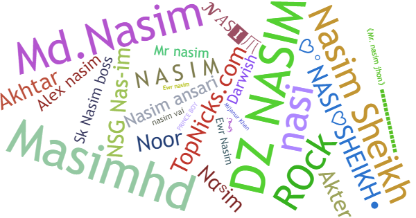 Nicknames for Nasim