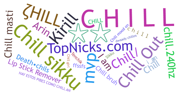 Nicknames for Chill