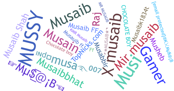 Nicknames for Musaib