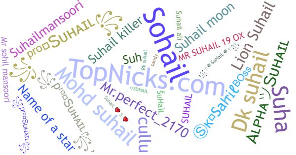 Nicknames for Suhail