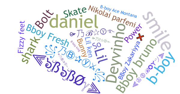 Nicknames for BBoy