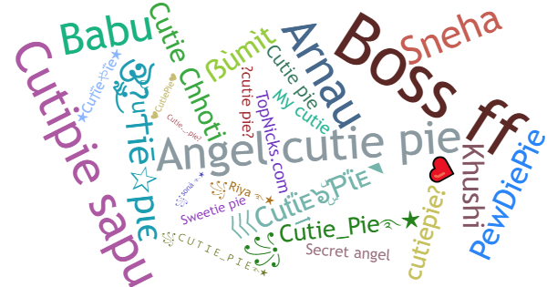 Nicknames for CutiePie