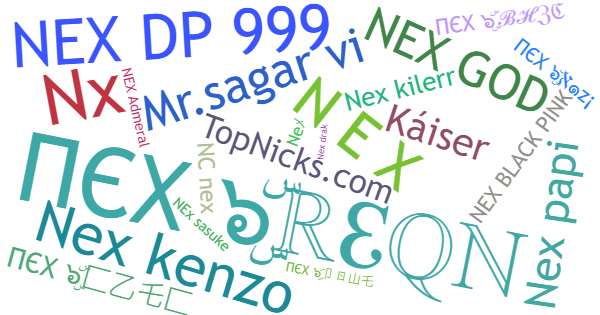 Nicknames for Nex