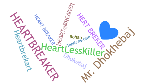 Nicknames for Heartbreaker