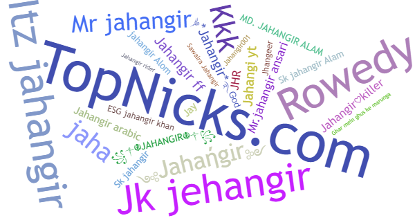 Nicknames for Jahangir