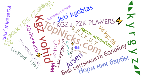 Nicknames for KYRGYZ