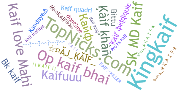 Nicknames for KAIF