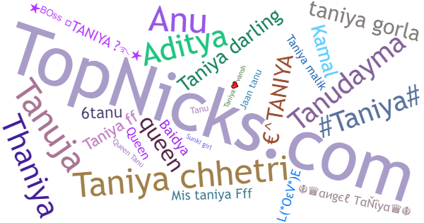 Nicknames for Taniya