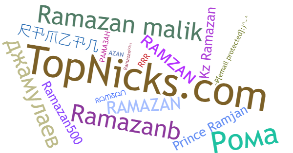 Nicknames for Ramazan