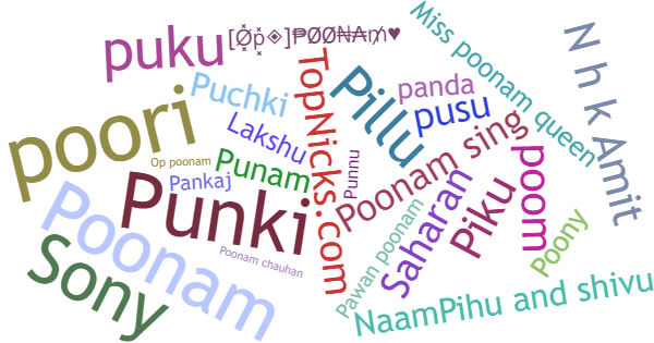 Nicknames for Poonam