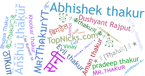 Nicknames for Thakur