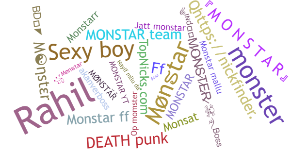 Nicknames for Monstar