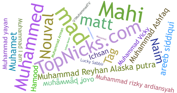 Nicknames for Muhammad