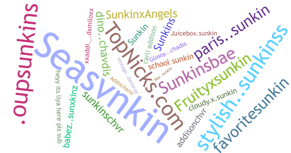 Nicknames for Sunkin