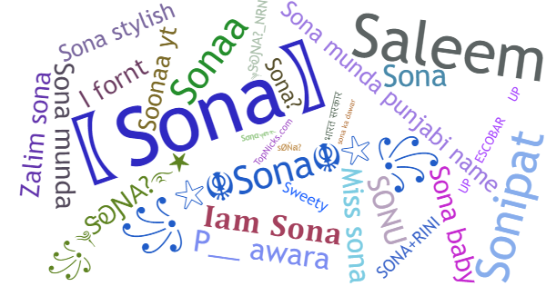 Nicknames for Sona