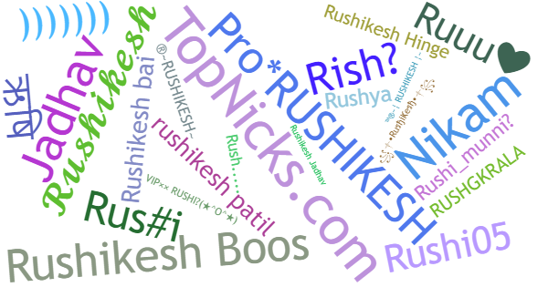 Nicknames for Rushikesh