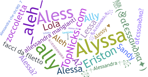 Nicknames for Alessandra