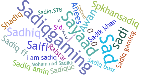 Nicknames for Sadiq