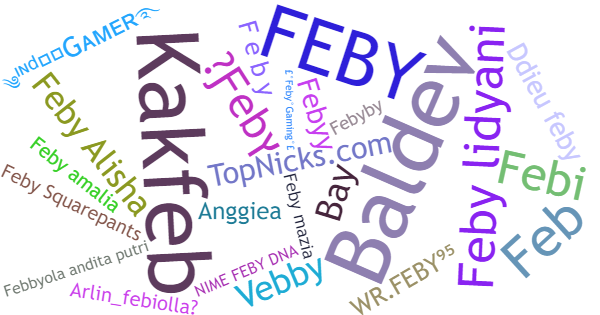 Nicknames for Feby