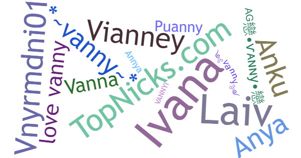 Nicknames for Vanny