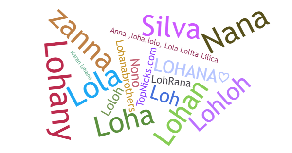 Nicknames for Lohana