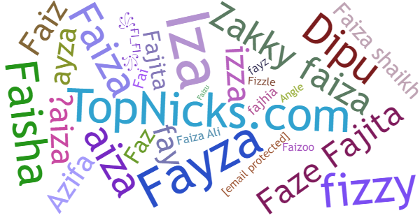 Nicknames for Faiza