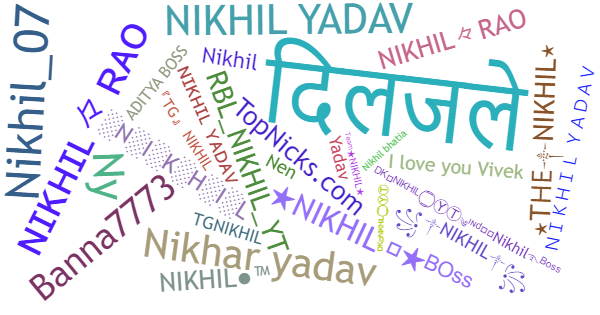 Nicknames for Nikhilyadav