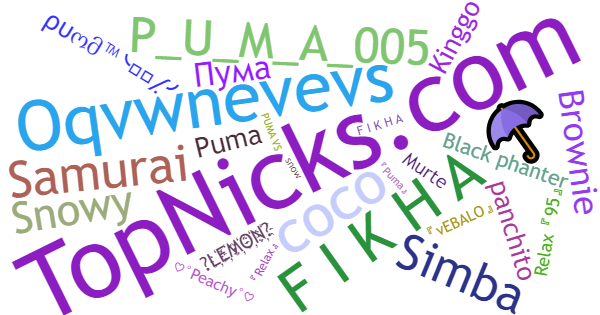 Nicknames for Puma