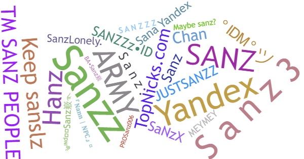 Nicknames for Sanz