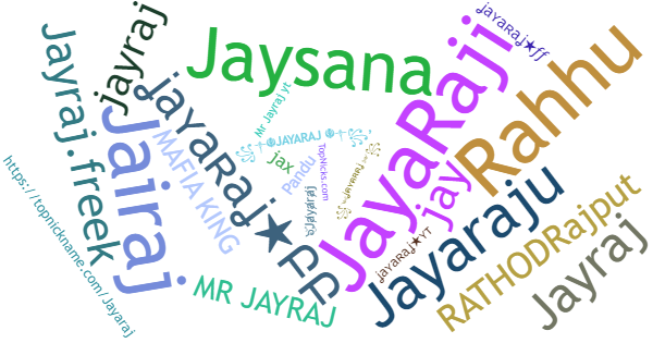 Nicknames for Jayaraj