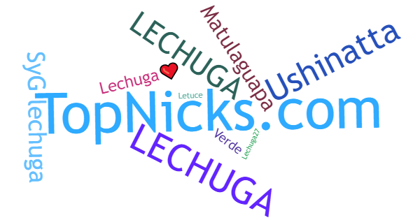 Nicknames for Lechuga