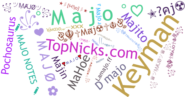 Nicknames for Majo