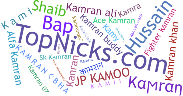 Nicknames for Kamran