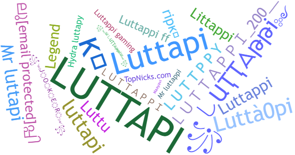 Nicknames for Luttappi