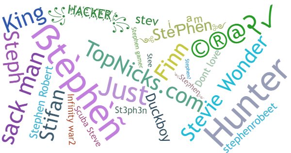 Nicknames for Stephen