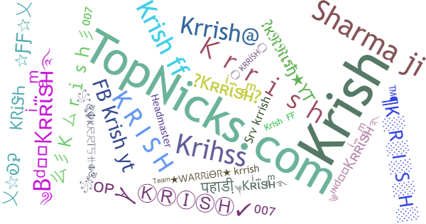 Nicknames for Krrish