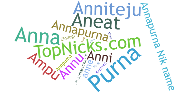 Nicknames for Annapurna