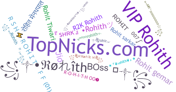 Nicknames for Rohith