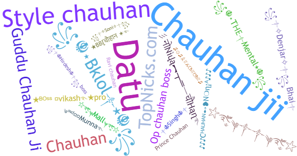 Nicknames for Chauhanji