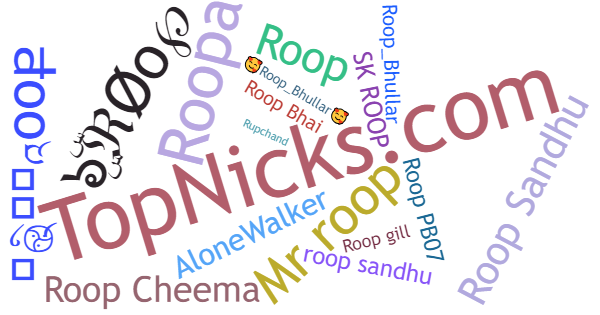 Nicknames for Roop