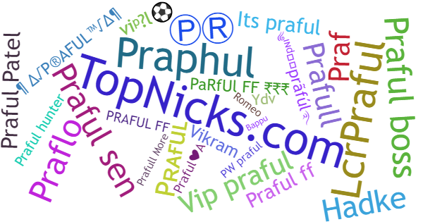 Nicknames for Praful