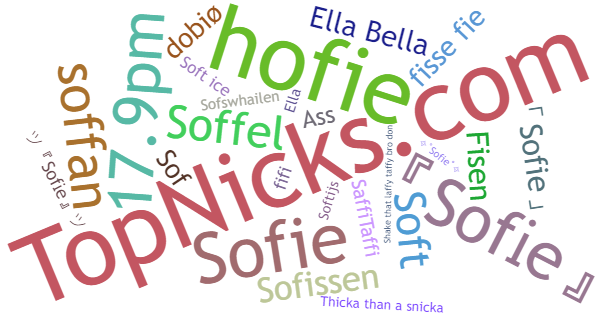 Nicknames for Sofie