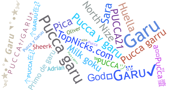 Nicknames for PuccaGaru